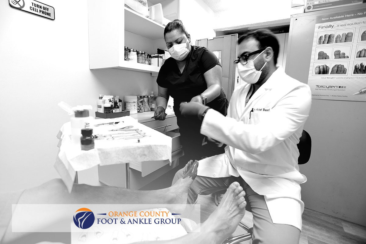Dr. Michael Bastani with patient